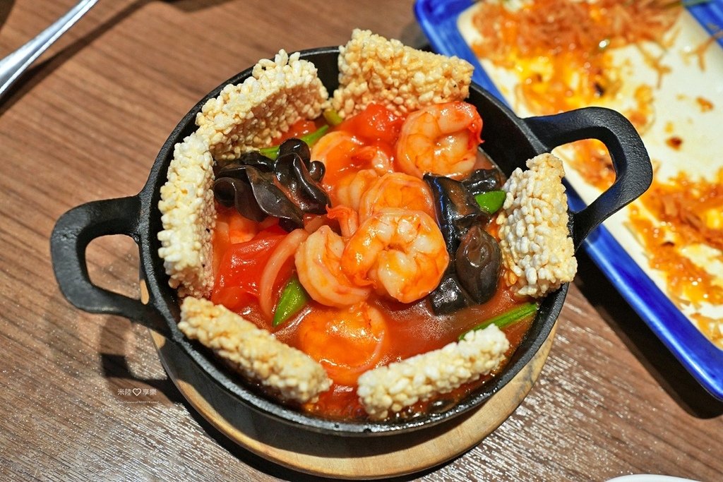 竹北-開飯川食堂➤開飯X鄭智善聯名新品✔麻辣奶油金絲蝦球✔鳥