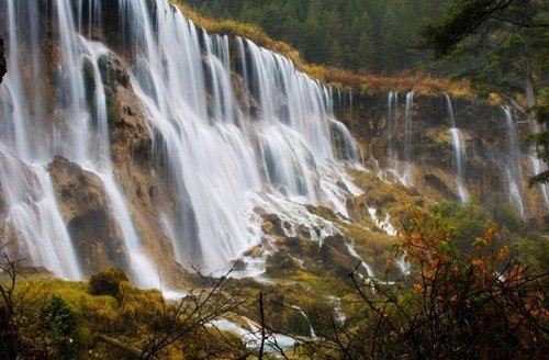 九寨溝秋景