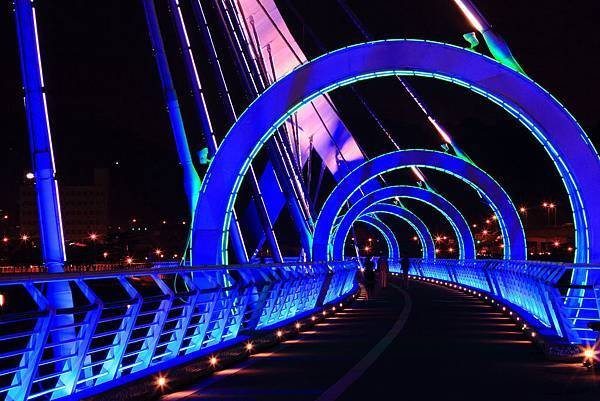 新店陽光橋夜拍