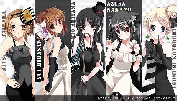 K-ON！輕音部5人name.JPG