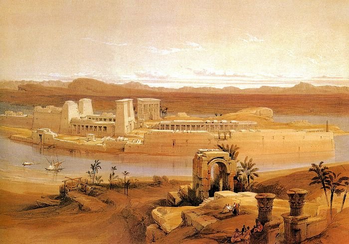 DavidRoberts-TempleOfPhilae_1838