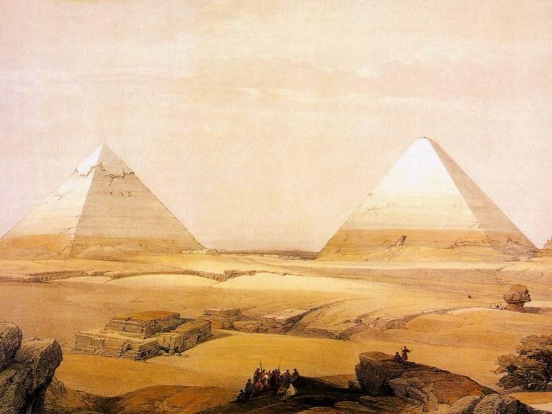 DavidRoberts-ViewOfThePyramids_1838