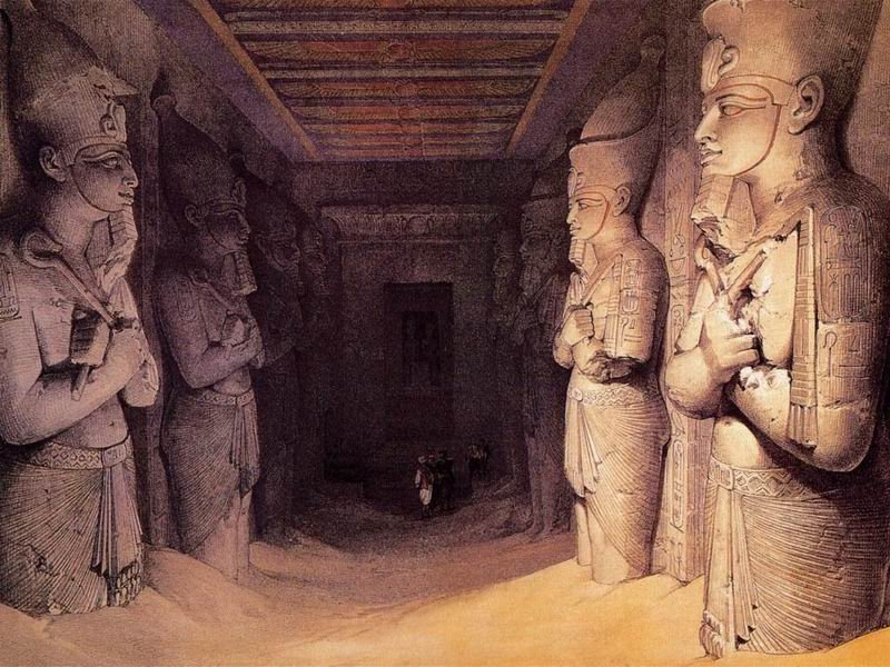 DavidRoberts-EntranceToTempleOfAbu-Simbel_1838