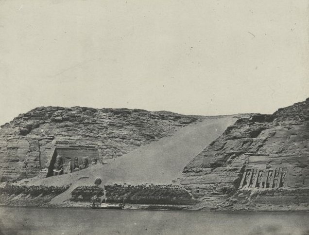 Nubie. Ibsamboul, les deux spéos, 1850