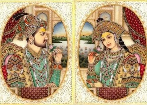 Shah Jahan and Mumtaz Mahal