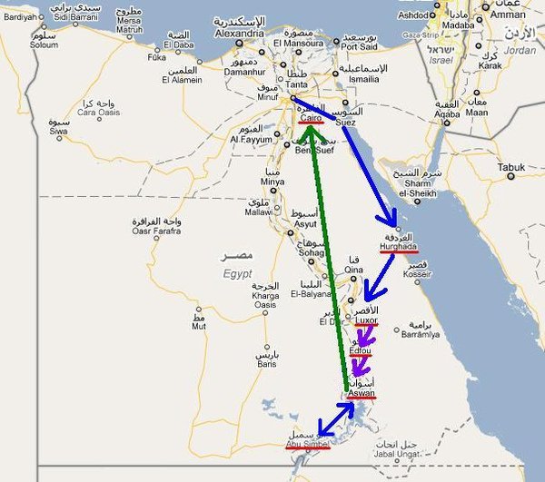 地圖_埃及行跡