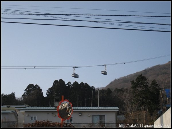 可以看到函館山纜車