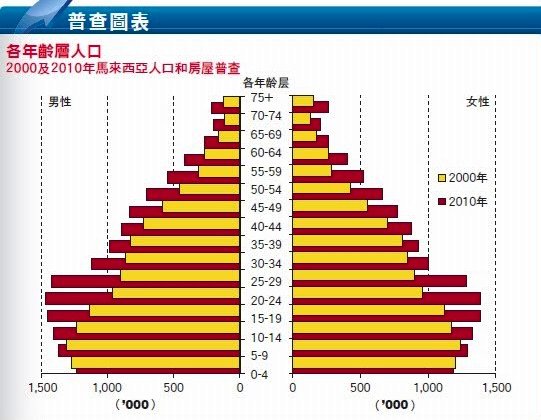 馬來西亞人口結構表