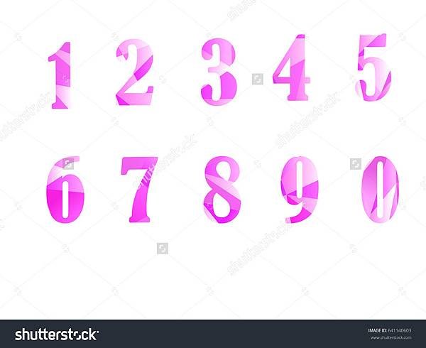 stock-vector-colored-diamonds-numerals-641140603