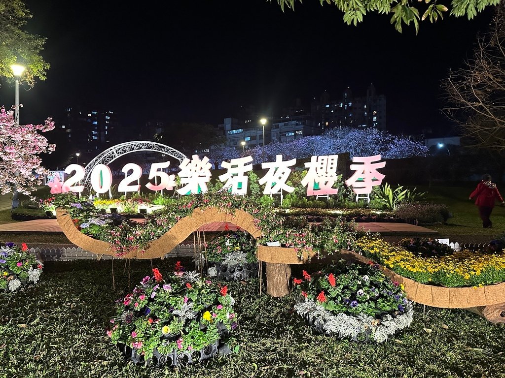 2025 台北賞夜櫻的好地方，內湖樂活公園賞花趣！