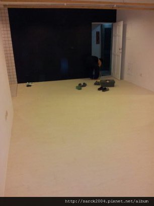 2012/9/29-30*新竹東大路木地板施工(使用:密蘇里橡木)超耐磨木地板*簡約風