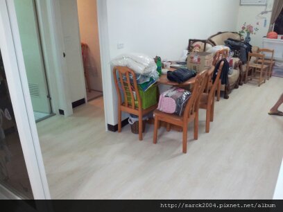 2012/10/2-3*八德忠勇街木地板施工19坪(雷根橡木)淺色系超耐磨木地板!