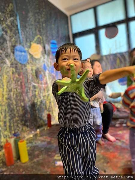 美學王子顏料畫