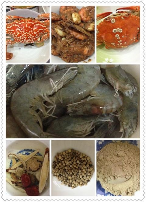 養生藥膳蝦