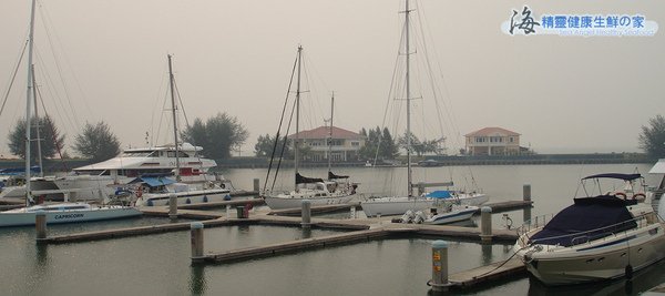 背景船