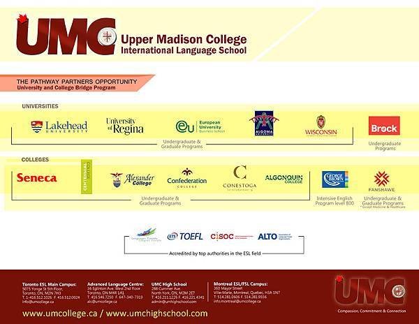 UMC Partner school list