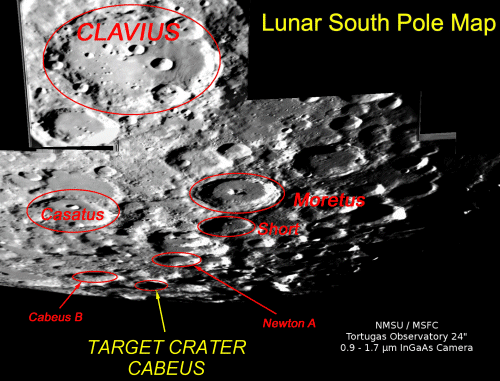 LCROSS target