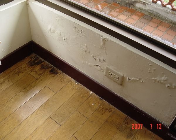 牆壁滲水潮溼，易成白蟻生存的最佳環境(001).jpg