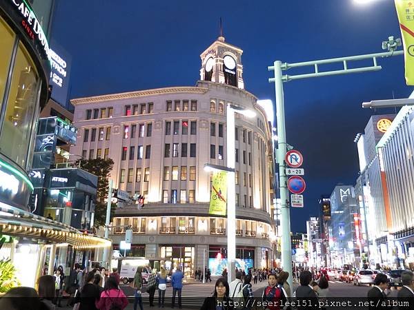 圖8 銀座地標和光鐘塔