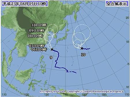 日本氣象廳 台風情報20110805-1000.JPG