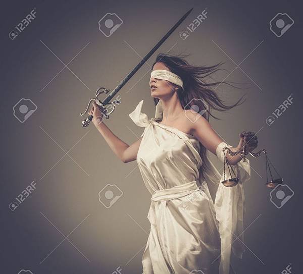 25988654-femida-goddess-of-justice-with-scales-and-sword-wearing-blindfold