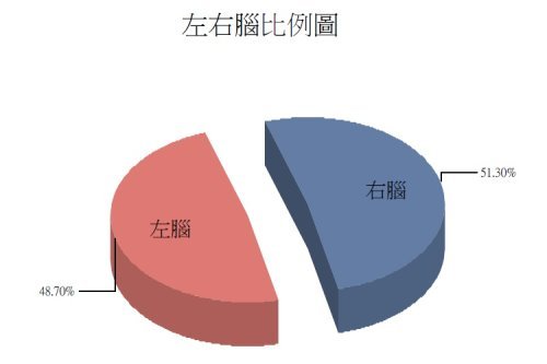 左右腦比例