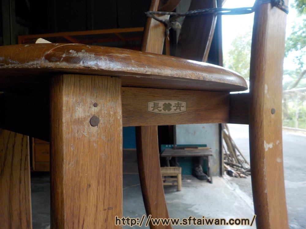長青家具-橡木妝椅翻新紀錄