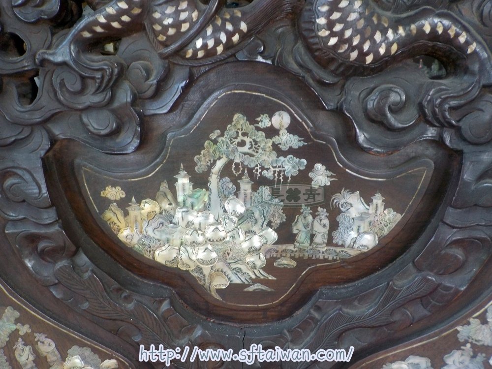 長青-螺鈿龍椅翻新紀錄