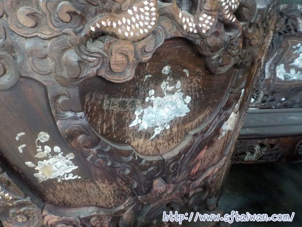 長青-螺鈿龍椅翻新紀錄