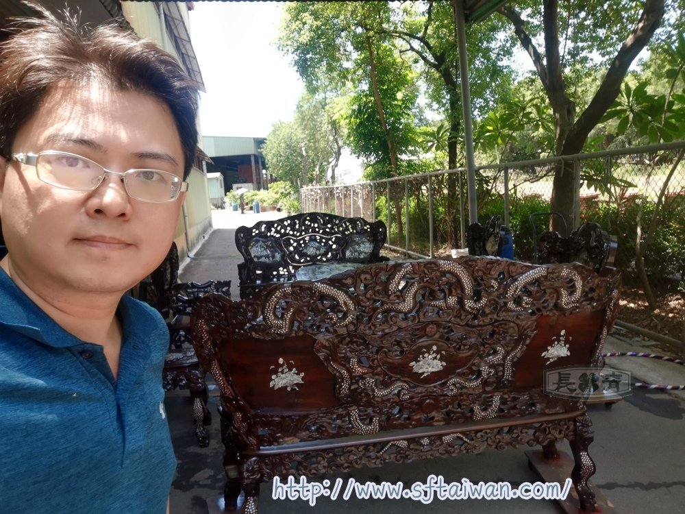 長青-螺鈿龍椅翻新紀錄