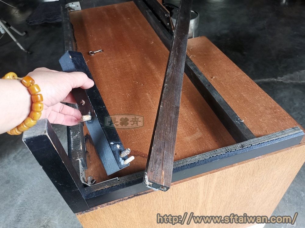 丹麥冰箱置物酒櫃斷腳修復