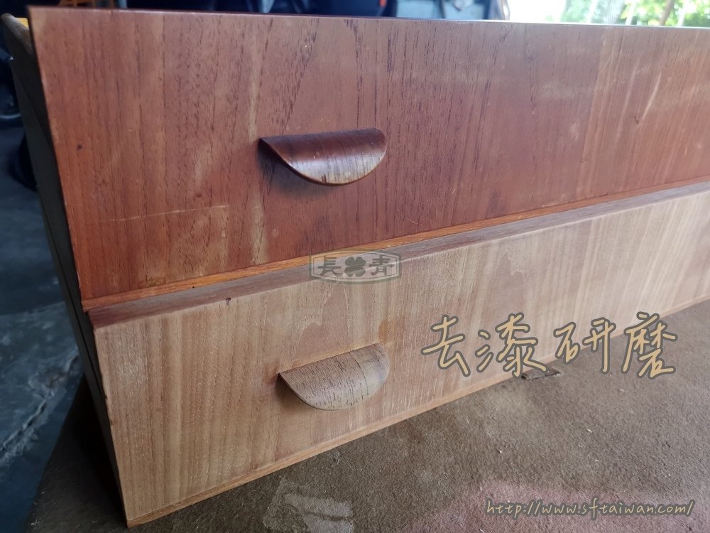 丹麥秘書梳妝台小酒吧綜合櫃整修-丹麥傢俱維修