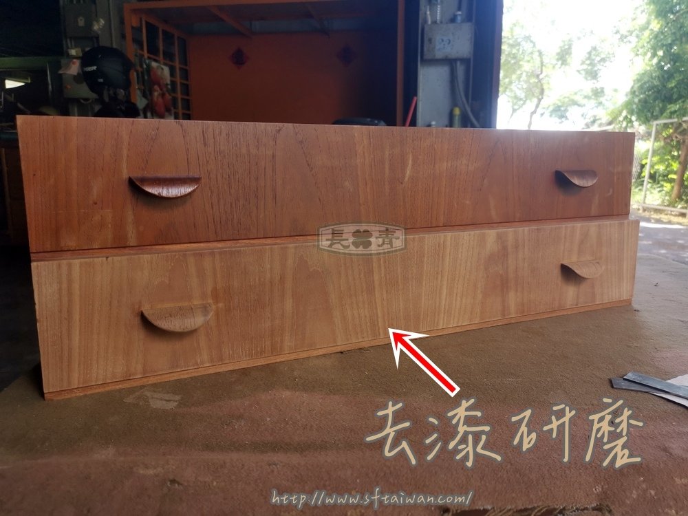 丹麥秘書梳妝台小酒吧綜合櫃整修-丹麥傢俱維修