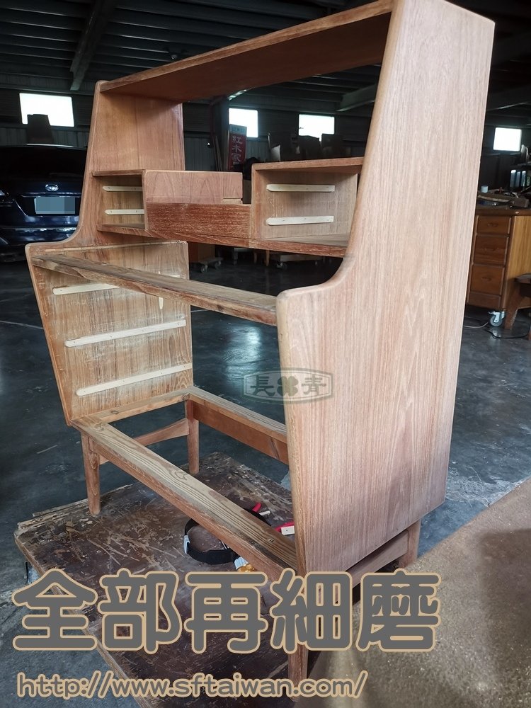 丹麥寫字檯整修紀錄-北歐家具維修