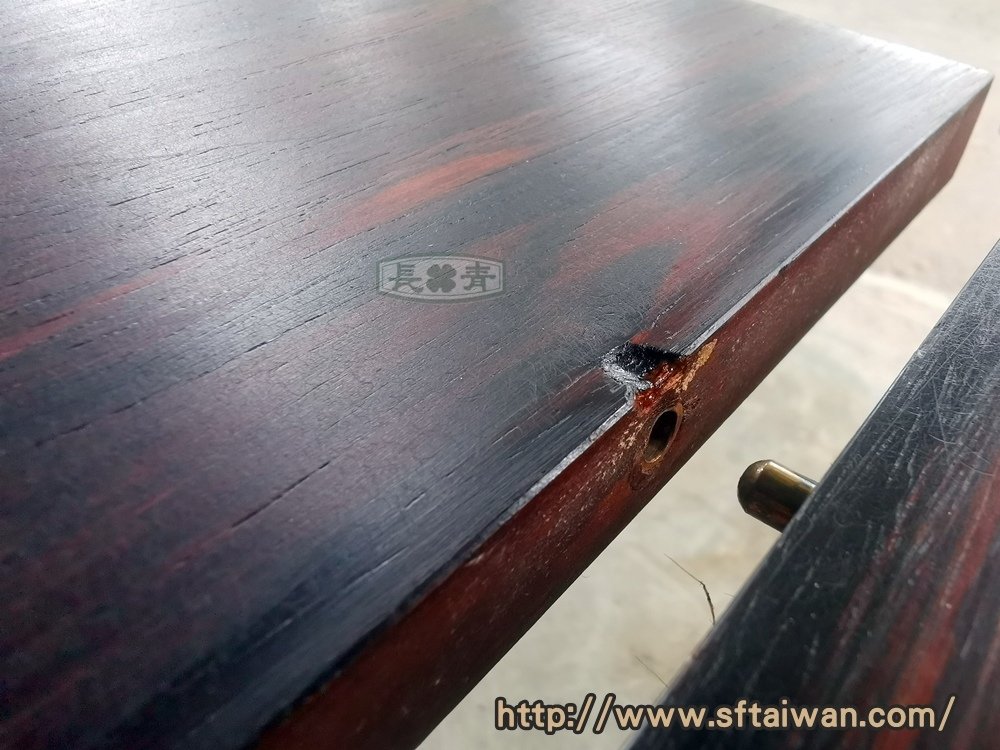 巴西黑黃檀玫瑰木伸縮桌修繕
