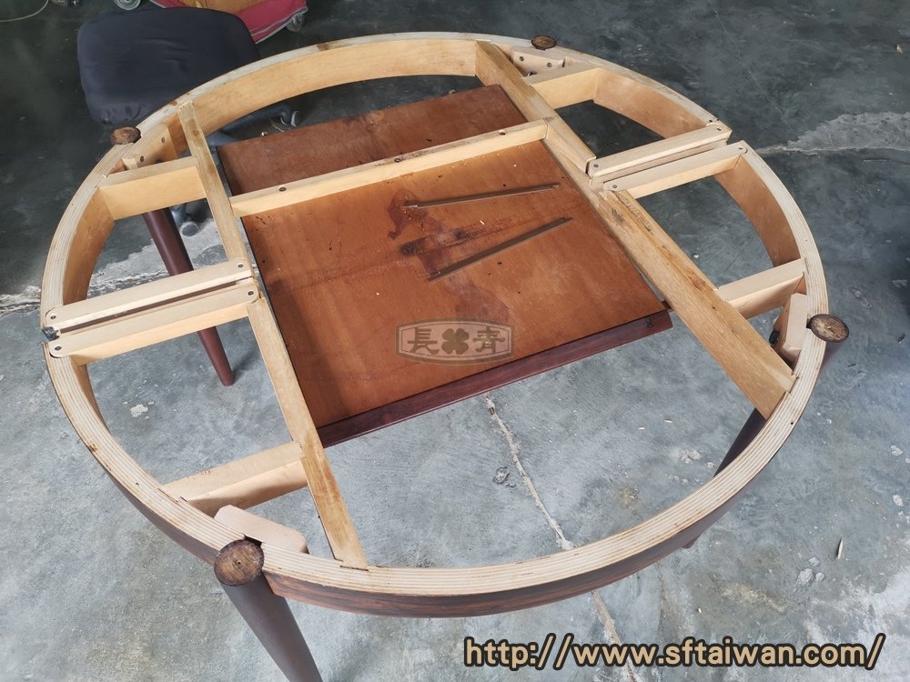 巴西黑黃檀玫瑰木伸縮桌修繕