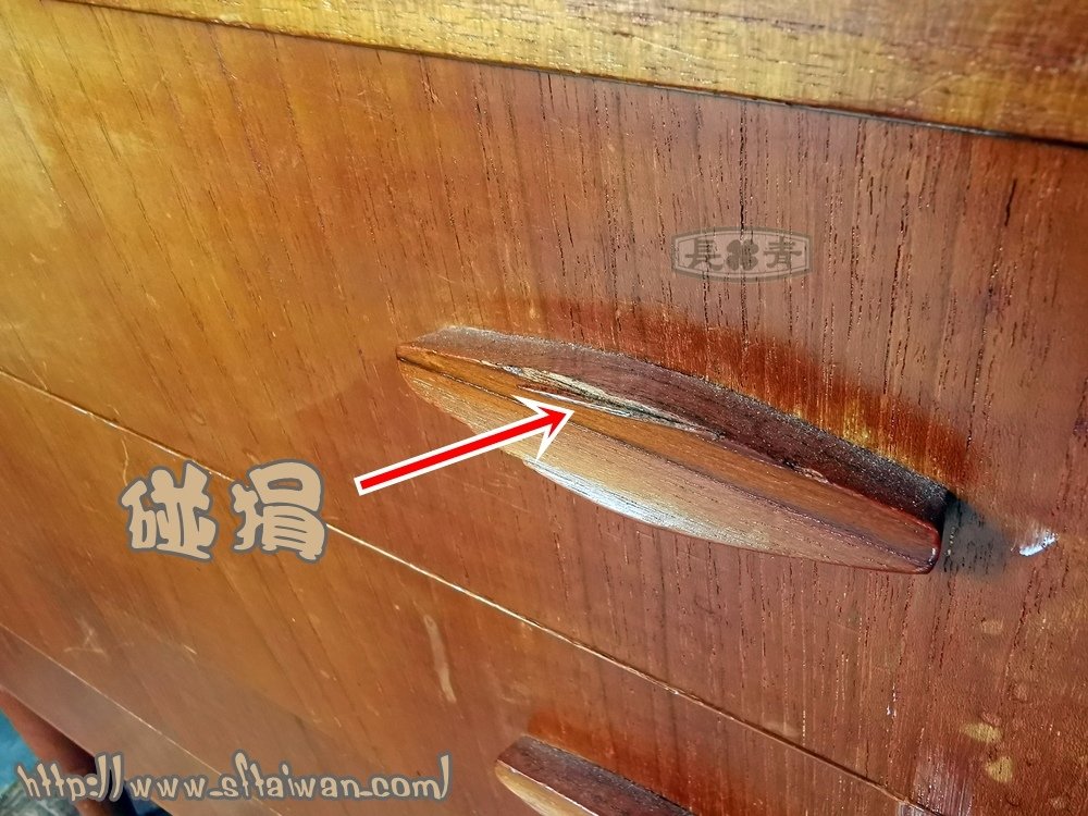 丹麥化妝寫字檯整修紀錄-北歐家具維修