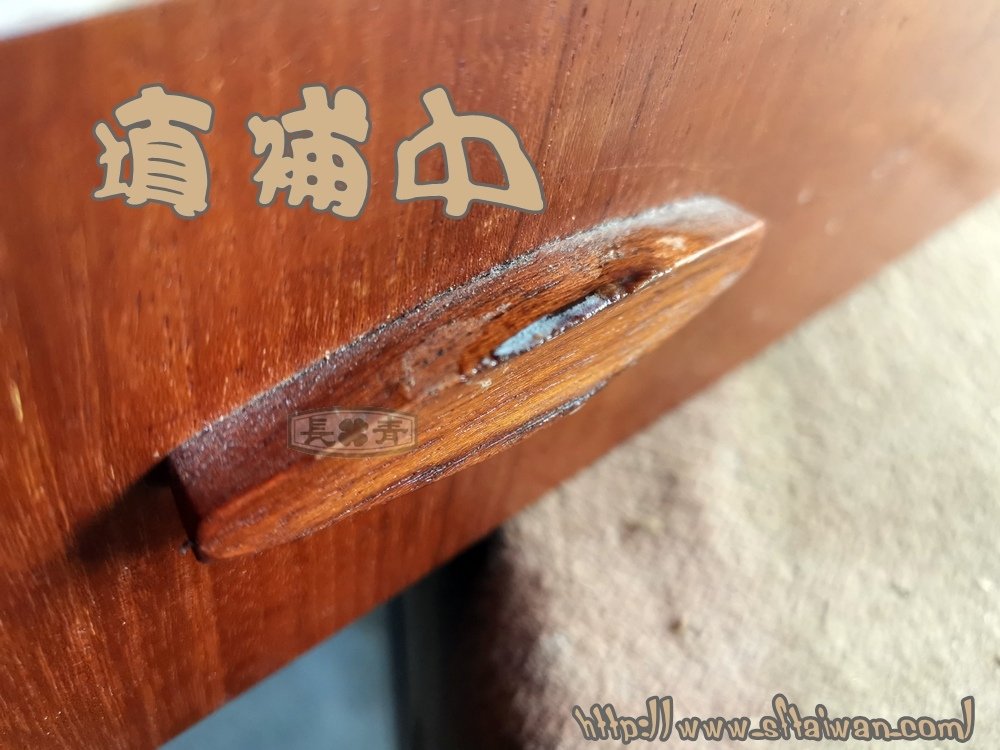 丹麥化妝寫字檯整修紀錄-北歐家具維修