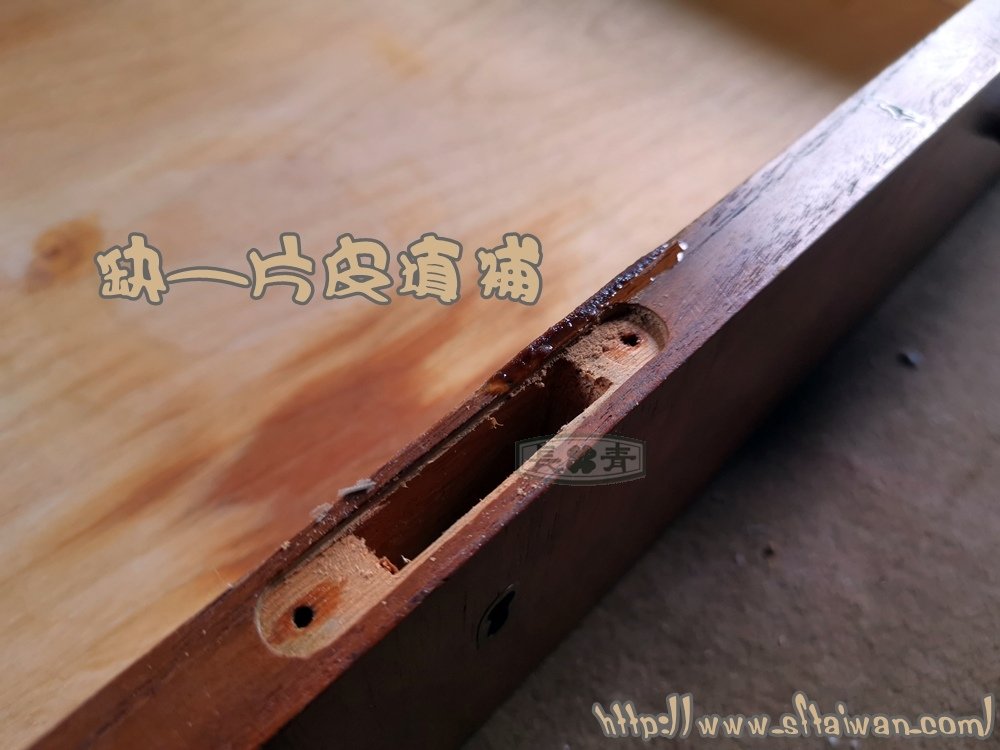 丹麥化妝寫字檯整修紀錄-北歐家具維修