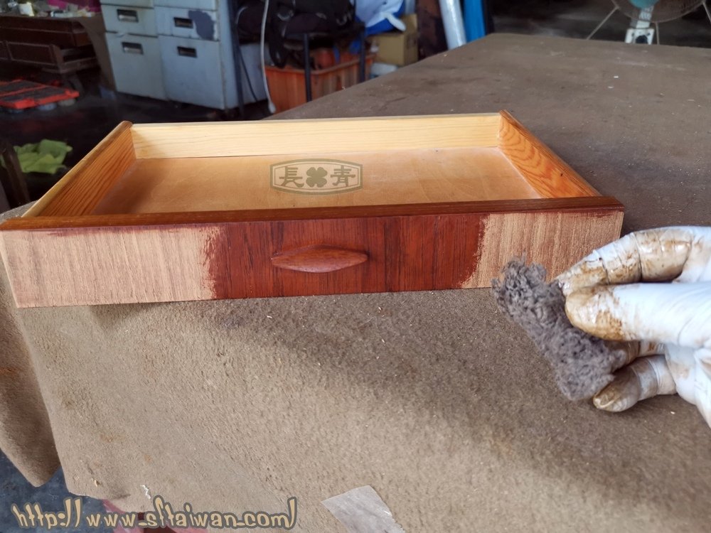 丹麥化妝寫字檯整修紀錄-北歐家具維修