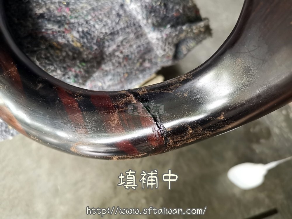 黑檀單椅搖晃修復