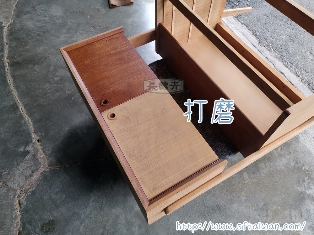 丹麥多功能綜合櫃整修-家具維修