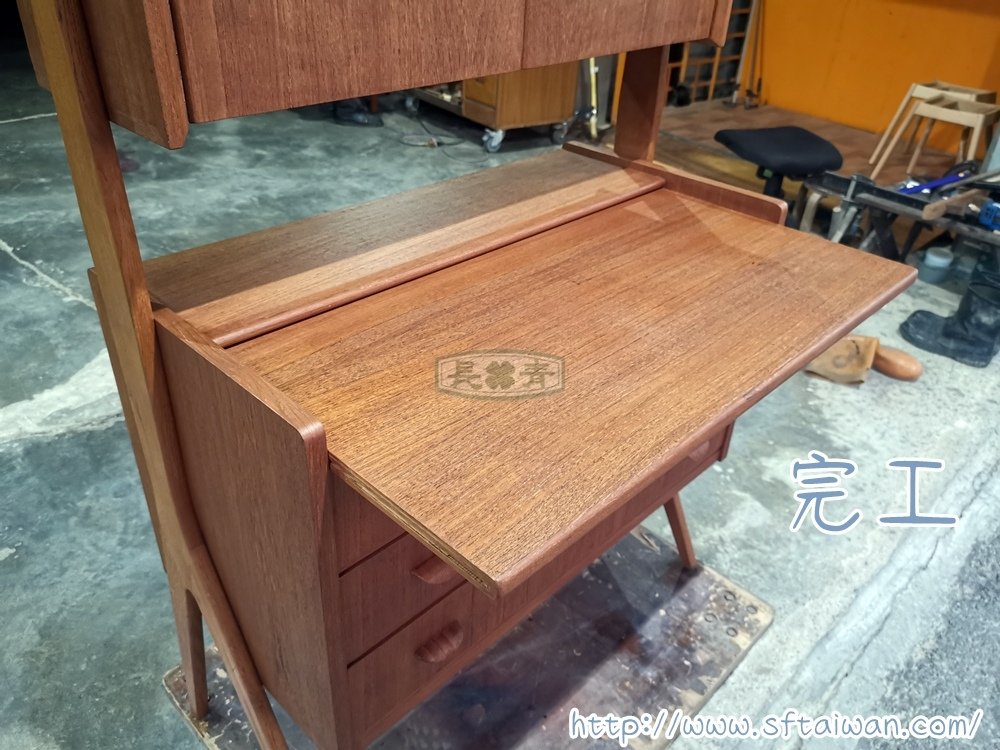 丹麥多功能綜合櫃整修-家具維修