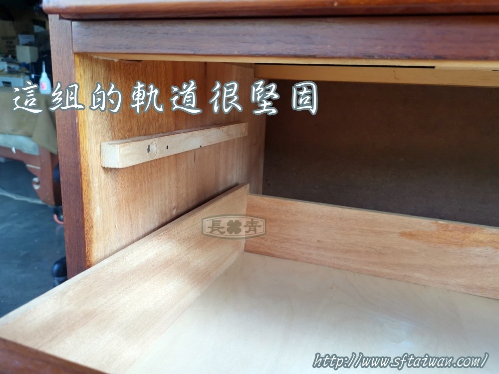 丹麥老件柚木卷頂書桌翻新