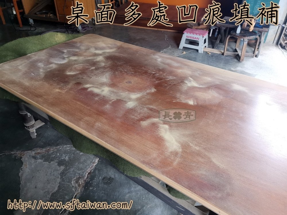 丹麥老件辦公桌翻新紀錄