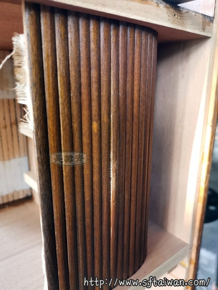 丹麥老件Johannes Sorth 柚木秘書櫃翻新