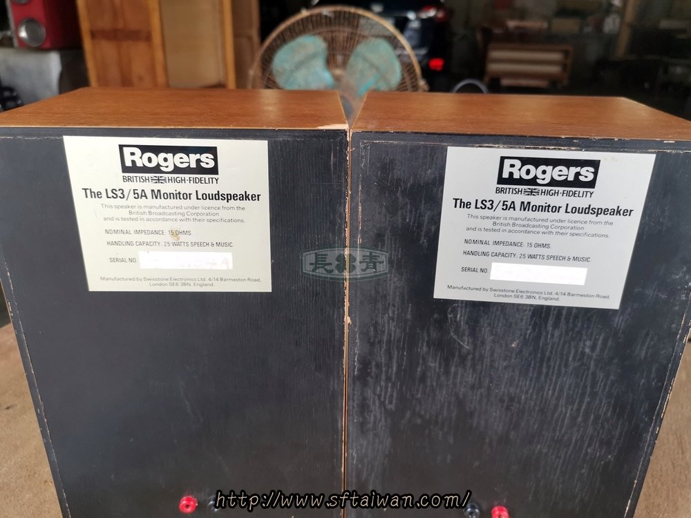 傳奇銘叭英國製ROGERS THE LS3/5A 柚木音響皮