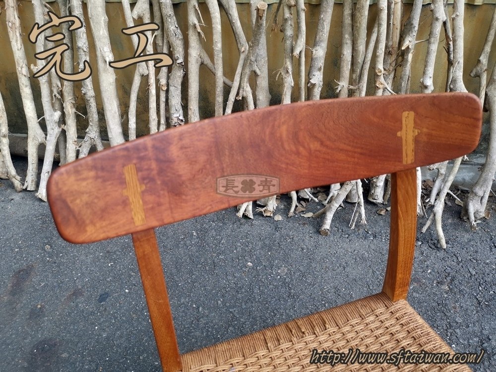 丹麥老件Hans Wegner CH23椅背靠整修