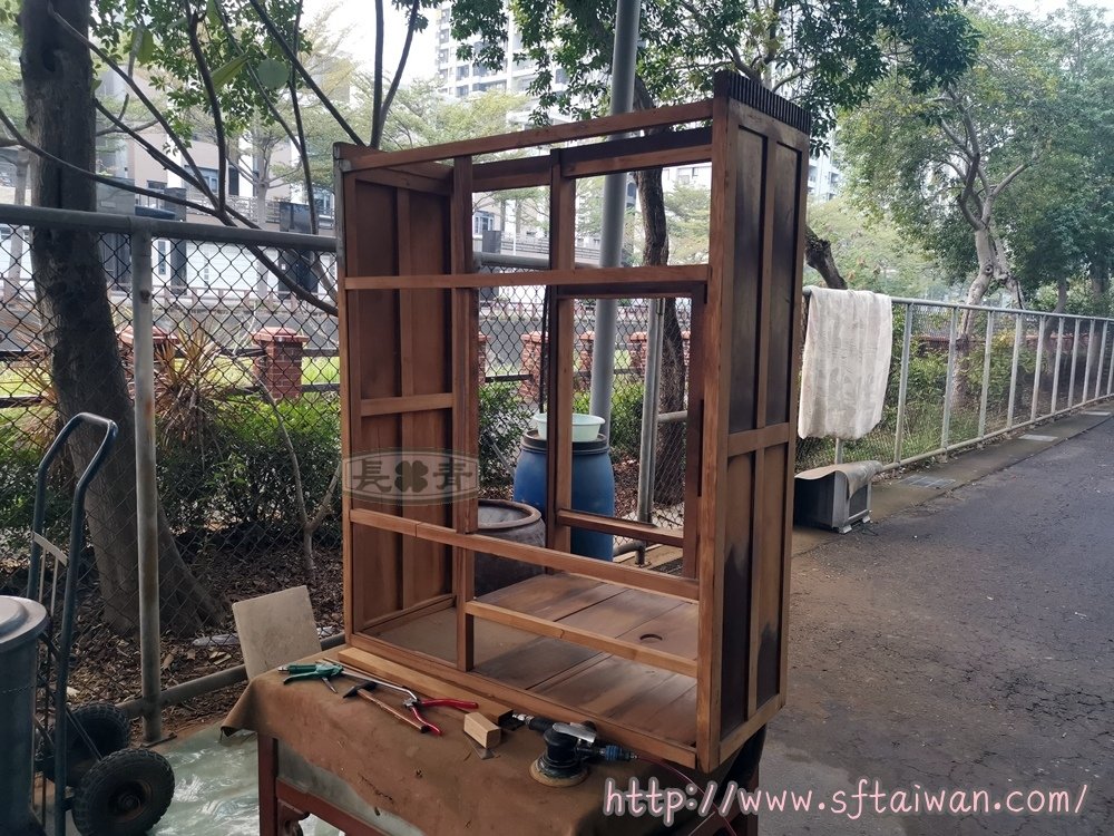 檜木衣櫃紀念性翻新