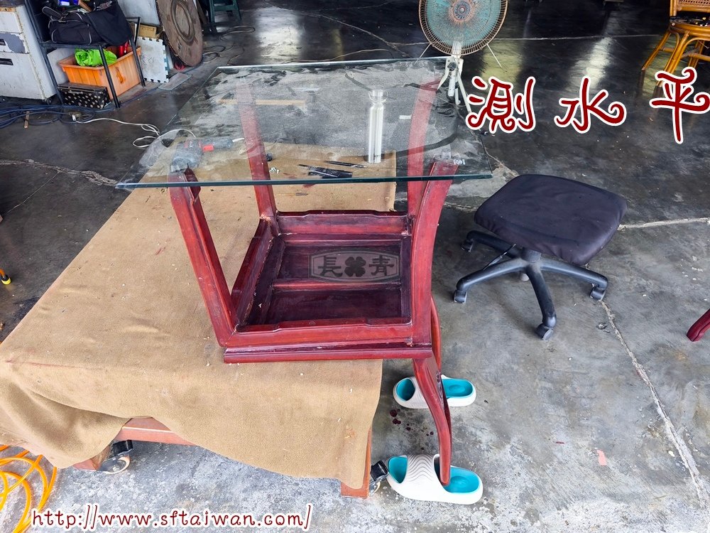 花梨木餐椅脫膠搖晃修復-長青傢俱